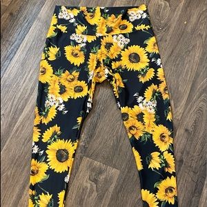New Size 3X Sunflower Tights/Pants